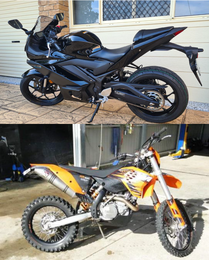 Two Motorbikes Stolen In Gladstone - 4RO